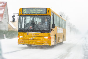 BAT bus i snevejr