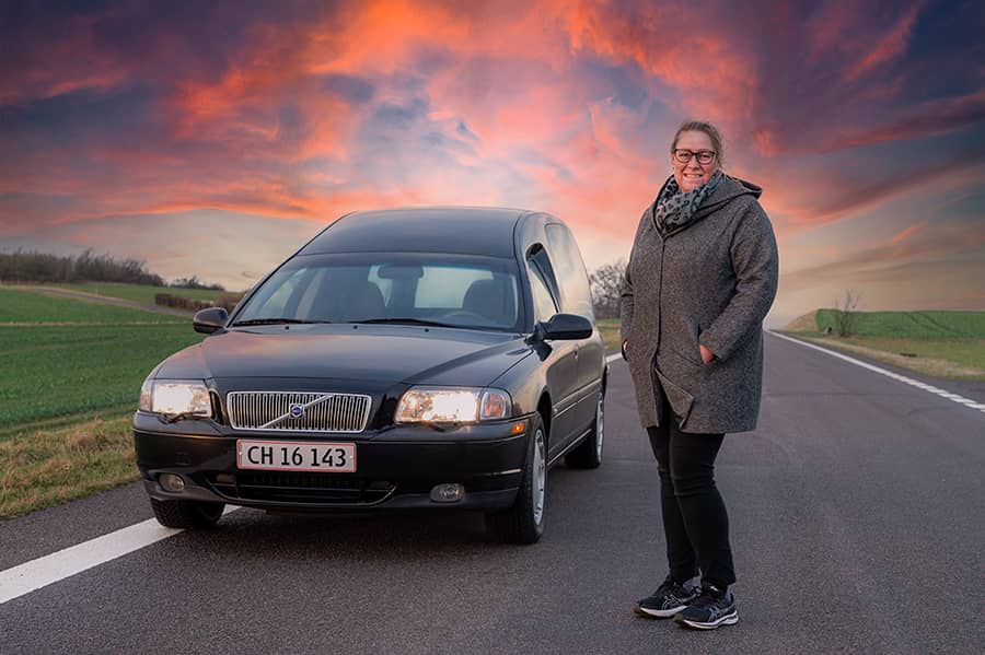 Jeanette fra Sandvig hjælper når sorgen er størst